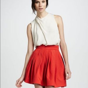 Halston Heritage pleated bell skirt size 2